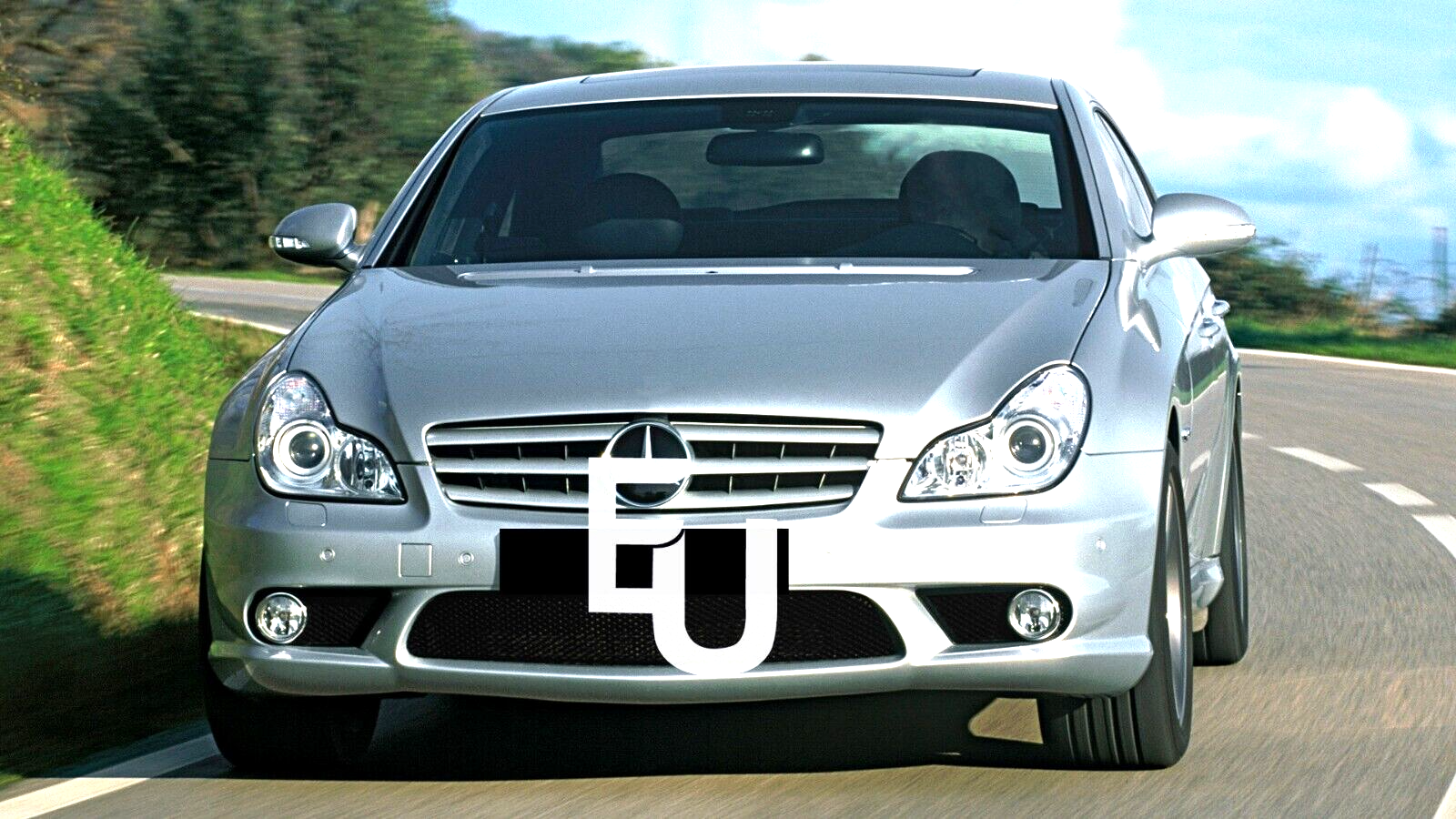 PAIR  HEADLIGHT CLEAR LENS COVER FOR MERCEDES BENZ CLS W219 CLS350/500/550 03-10