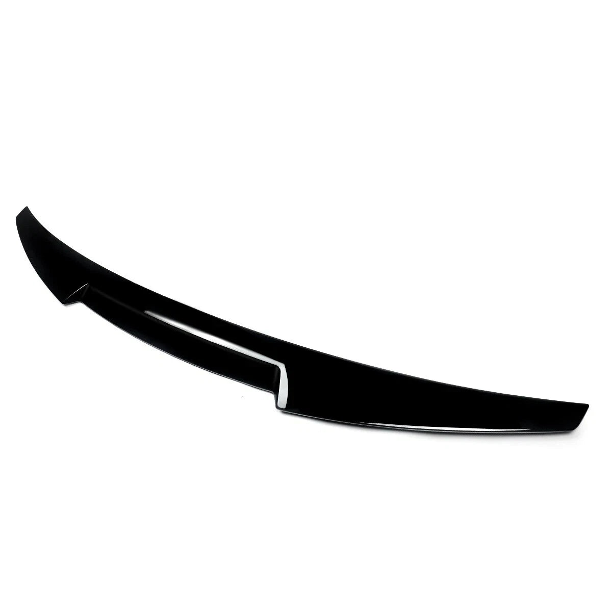 REAR TRUNK BOOT SPOILER WING LIP FOR AUDI A4 B9 S LINE 8W S4 2017+ GLOSSY BLACK