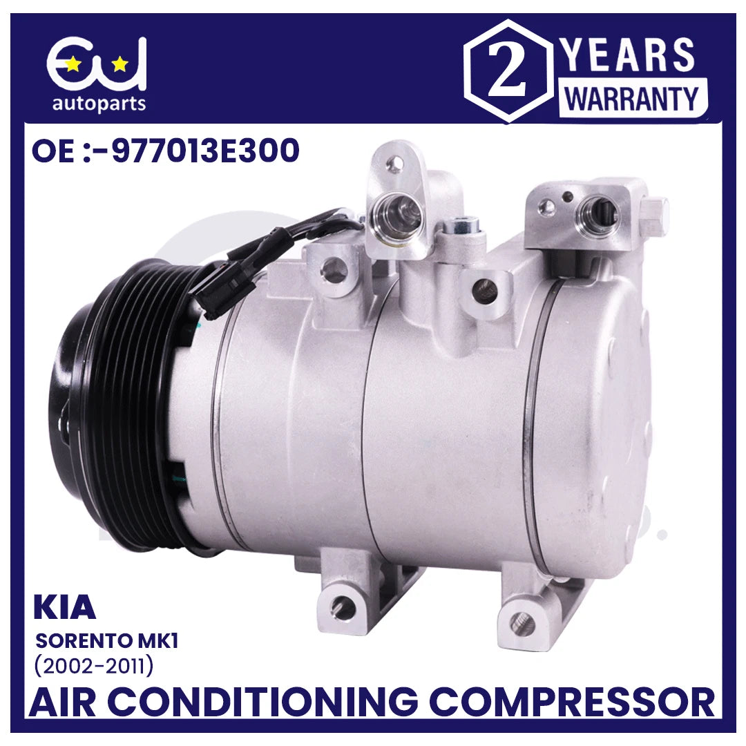 AIR CON AC COMPRESSOR PUMP FOR KIA SORENTO MK1 JC 2002-2011 2.5 CRDi DIESEL