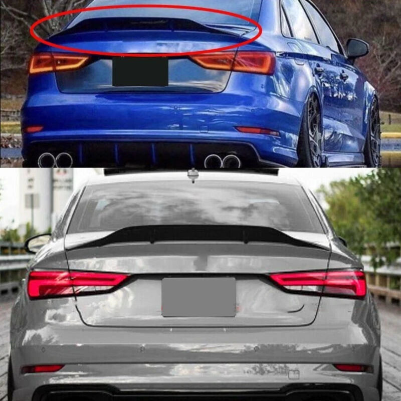 REAR BOOT TRUNK SPOILER HIGH KICK DUCKTAIL FOR AUDI A3 S3 RS3 8V SALOON 13-20