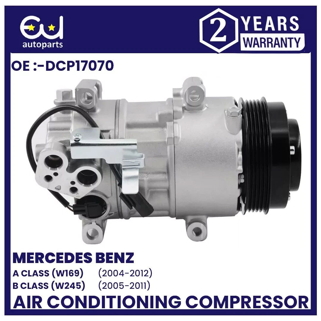 AIR CON AC COMPRESSOR PUMP FOR MERCEDES A-CLASS W169 B-CLASS W245 PETROL ENGINES