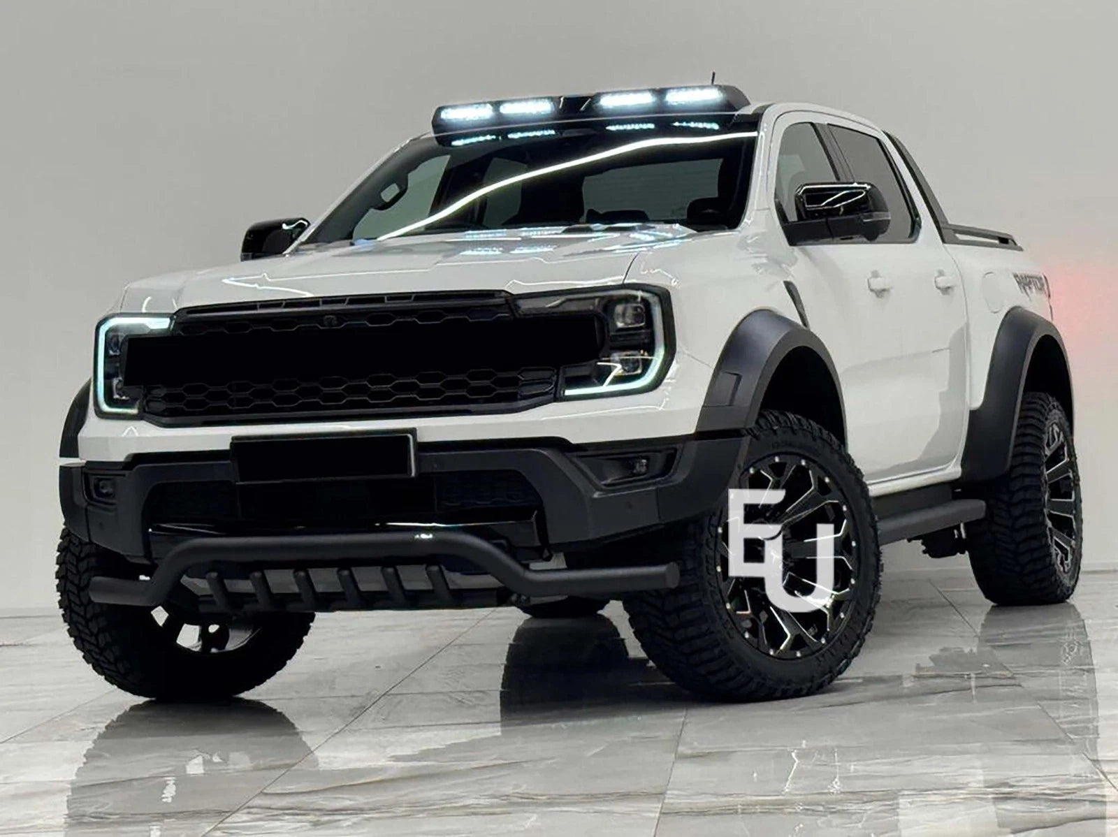 WHEEL ARCHES WIDE BODY KIT MATTE BLACK FENDERS FOR FORD RANGER T9 RAPTOR 2023+
