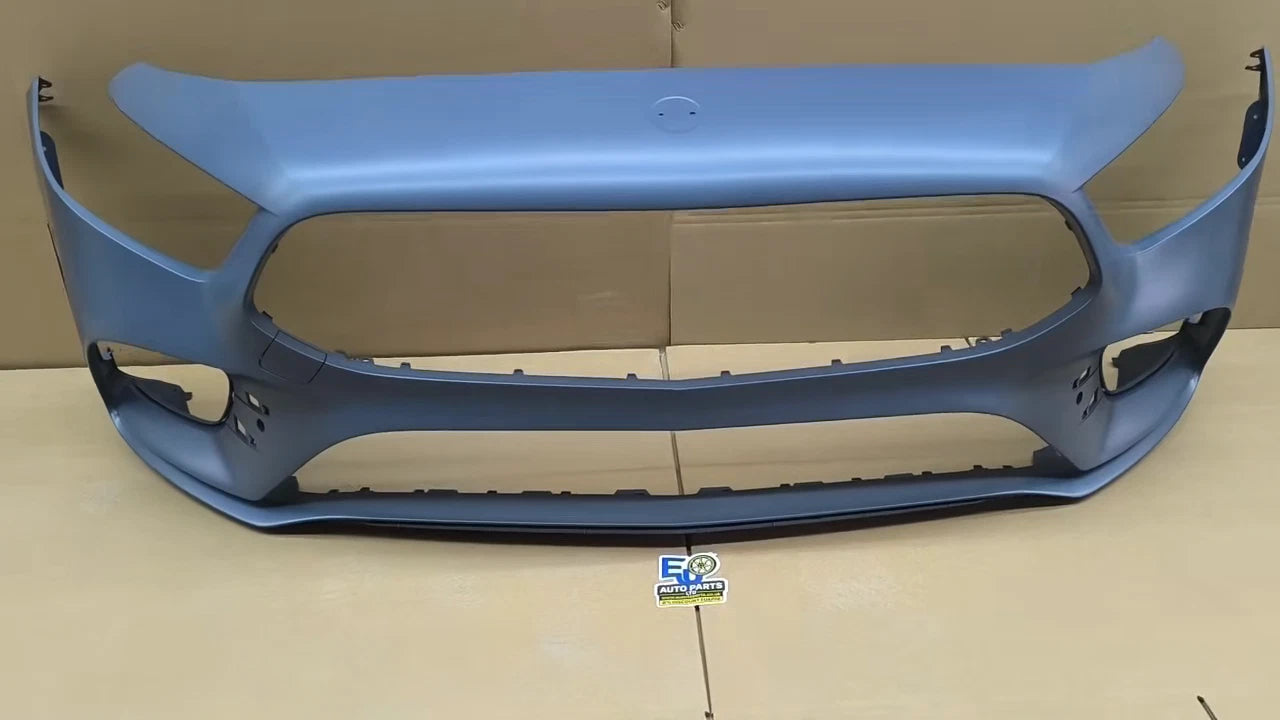 FOR MERCEDES A CLASS FRONT BUMPER AMG LINE W177 WITH PARKING SENSOR 2018-2022