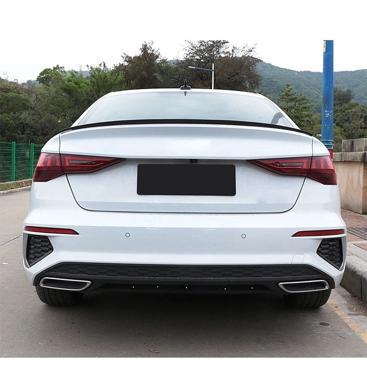REAR BOOT SPOILER LIP WING A3 S3 RS3 STYLE FOR AUDI 2021 AUDI A3(8Y) SEDAN 2021+