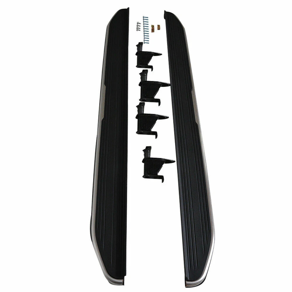 BLACK RUNNING BOARDS SIDE STEPS FOR RANGE ROVER EVOQUE DYNAMIC L538 2011-2018