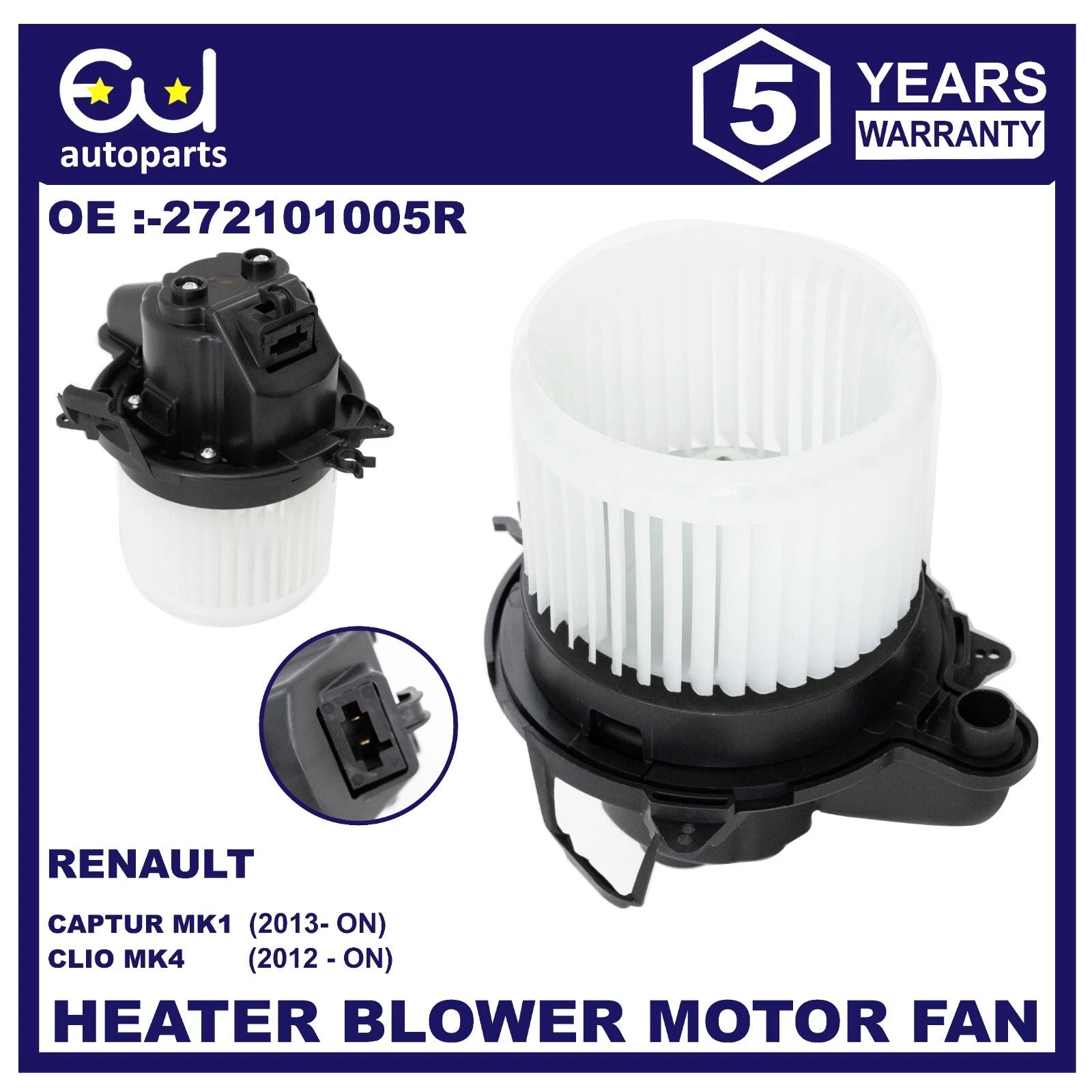 HEATER BLOWER MOTOR FAN FOR RENAULT CAPTUR MK1 CLIO MK4 DACIA DOKKER LODGY 12+
