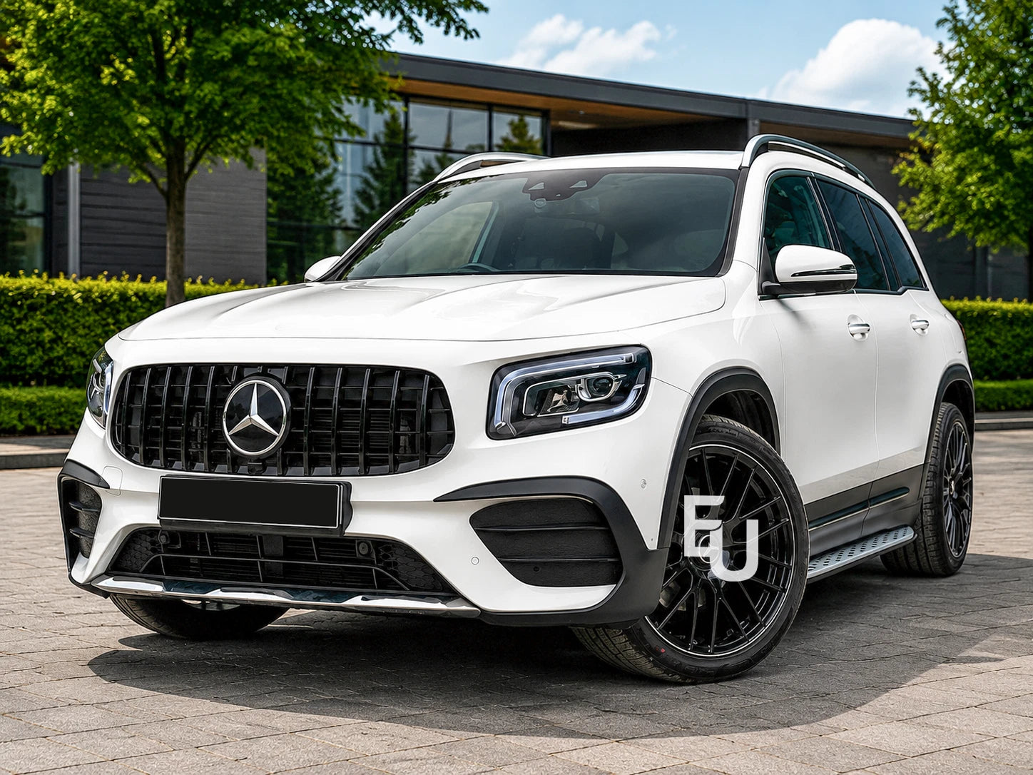 FOR MERCEDES GLB X247 2019-2023 AMG35 CONVERSION FRONT BUMPER BODYKIT GRILLE