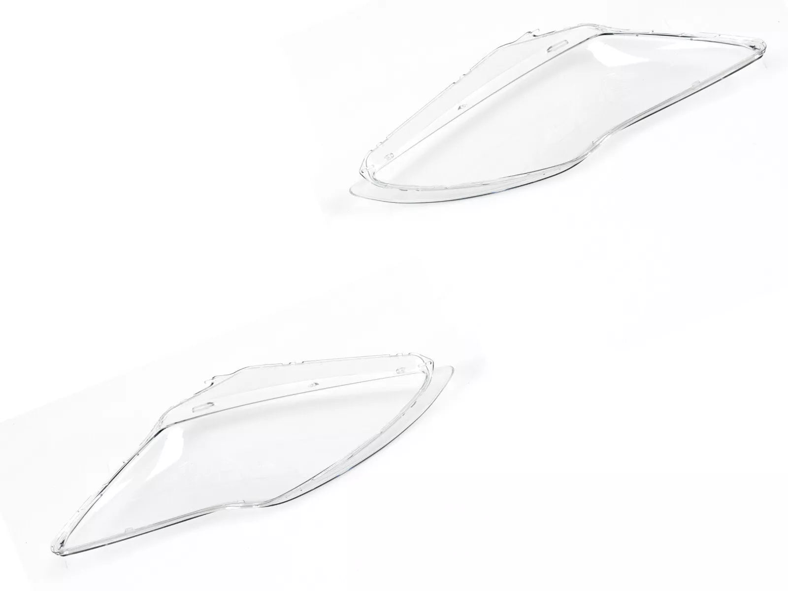 FOR FORD FOCUS MK2 FRONT HEADLIGHT LAMP LENS COVER LEFT RIGHT SIDE PAIR 2008-10