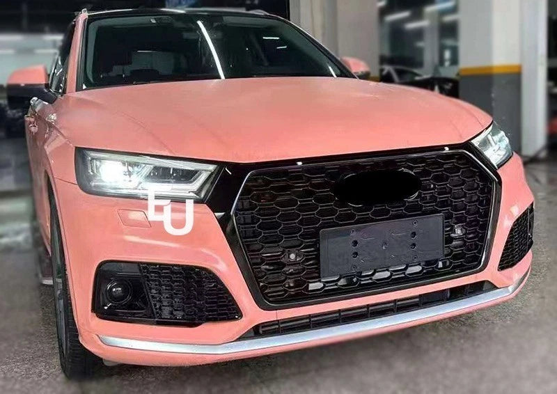 'RSQ5 STYLE' FRONT BUMPER HONEYCOMB GRILLE FOG GRILLE FOR AUDI Q5 SQ5 FY 17-20