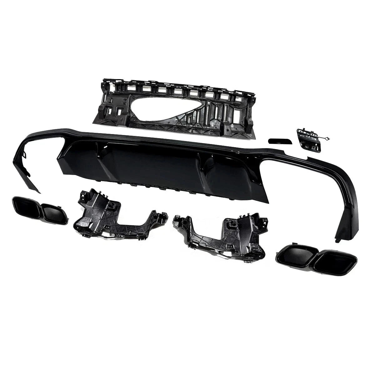 FOR MERCEDES E CLASS W213 LCI SALOON ESTATE E63 LOOK AMG REAR DIFFUSER 2021+