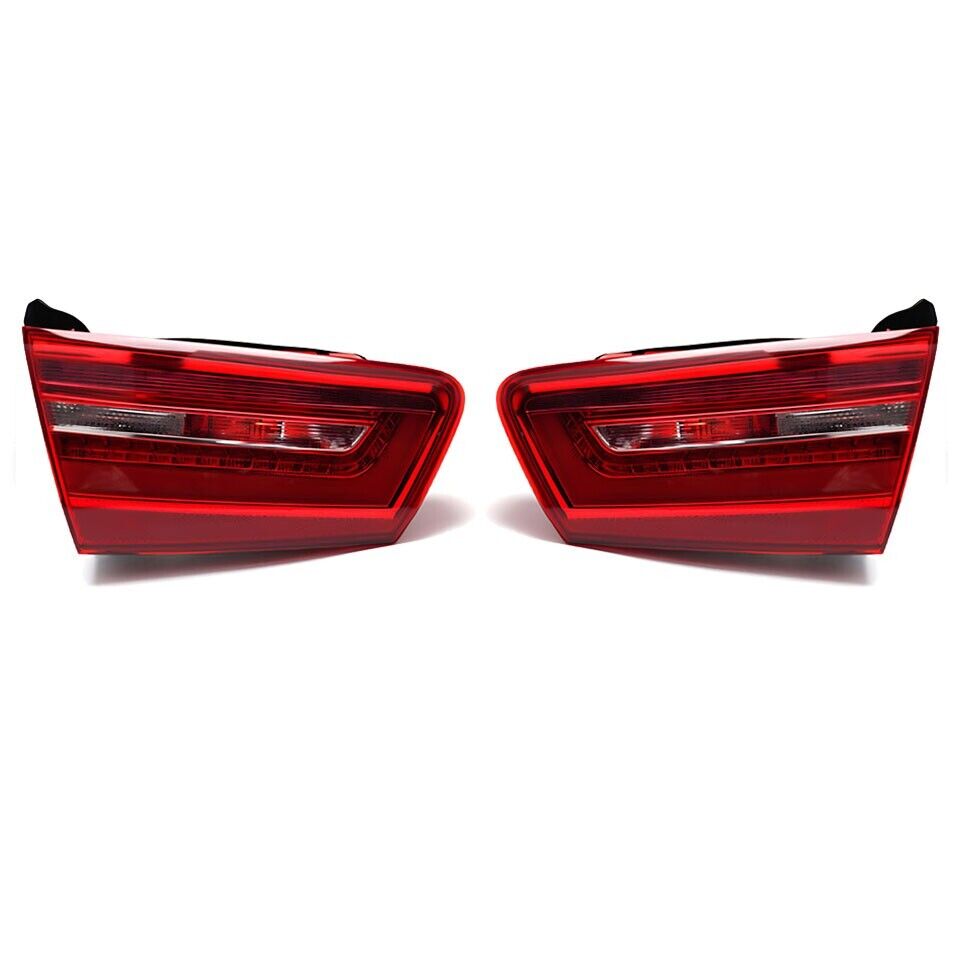 2X REAR LED INNER TAIL LIGHT BRAKE STOP LAMP FOR AUDI A6 C7 2012-2015 LEFT+RIGHT