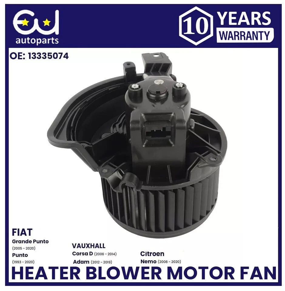 HEATER BLOWER MOTOR FAN FOR VAUXHALL CORSA D CORSA E PUNTO GRAND PUNTO ADAM