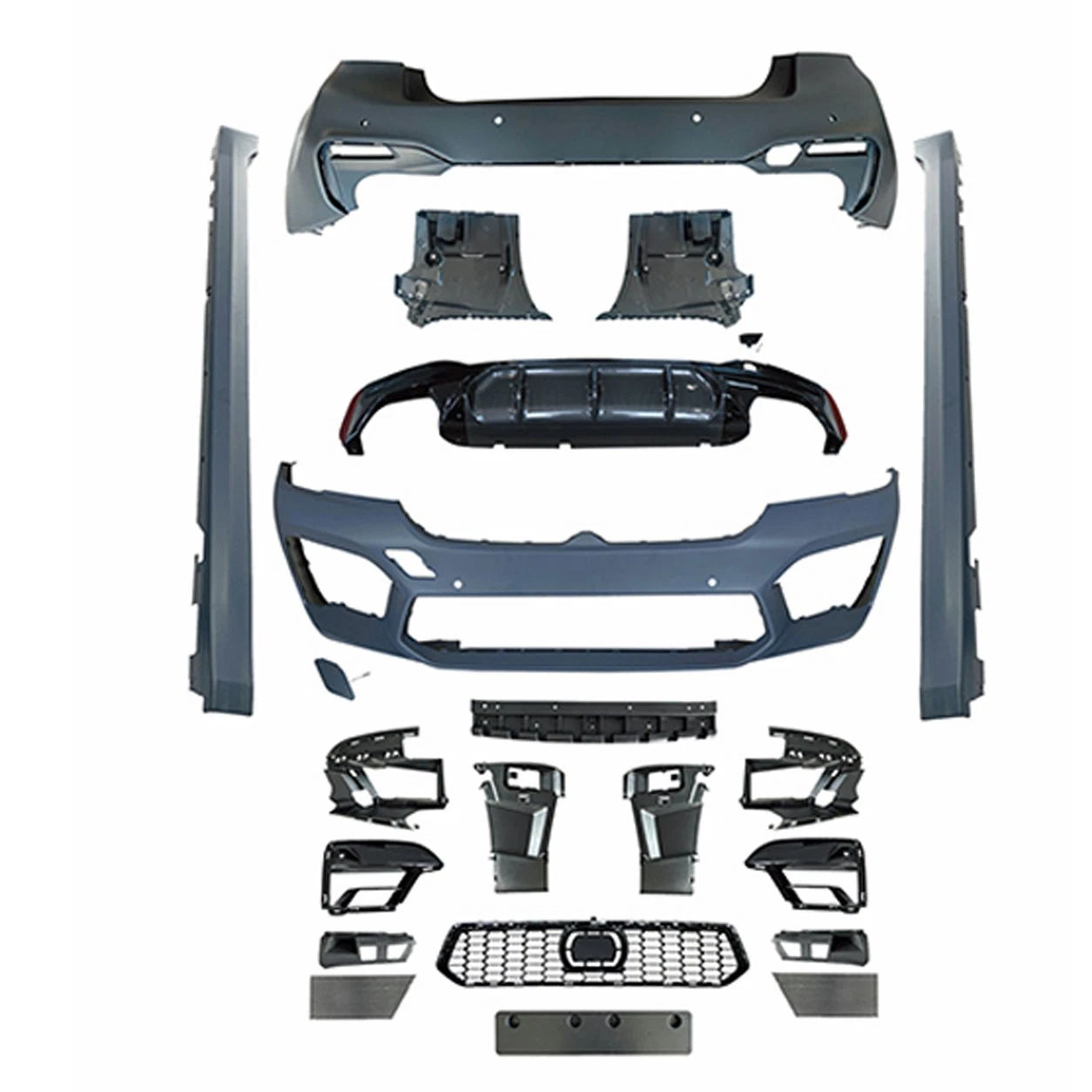 BODYKIT FOR BMW 5 SERIES G30/G38 2020+ M5 CONVERSION BUMPER GRILLE SIDE SKIRT