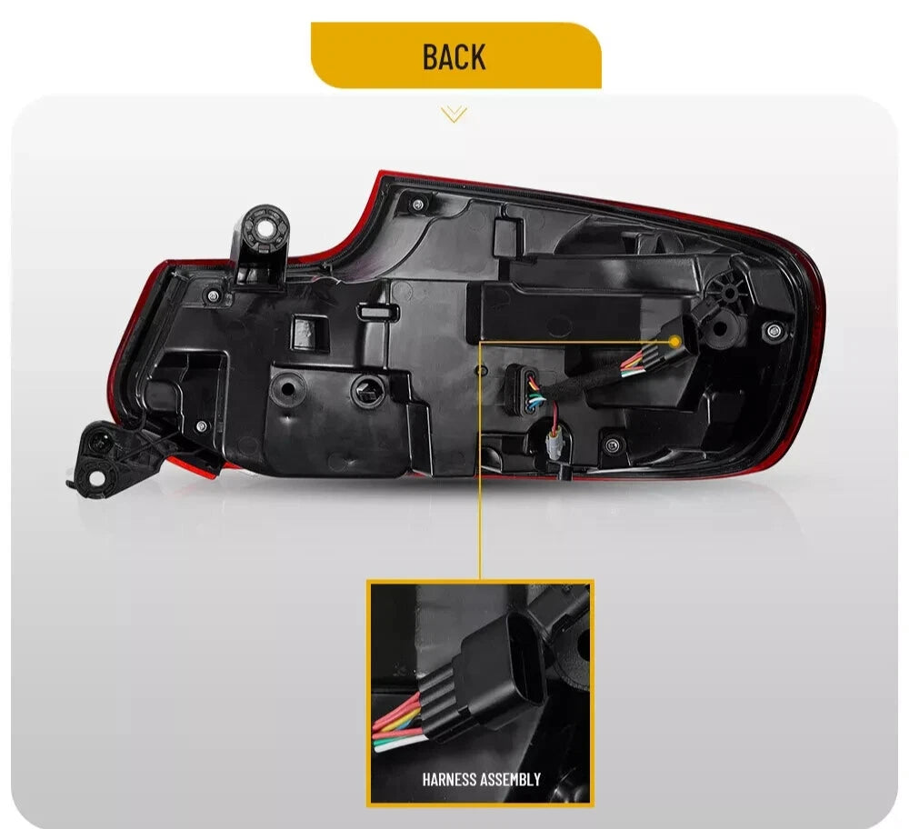 PAIR RED OLED TAIL LIGHTS LAMP FOR BMW 2 SERIES F22 F23 M2 W/ANIMATION 2014-2020