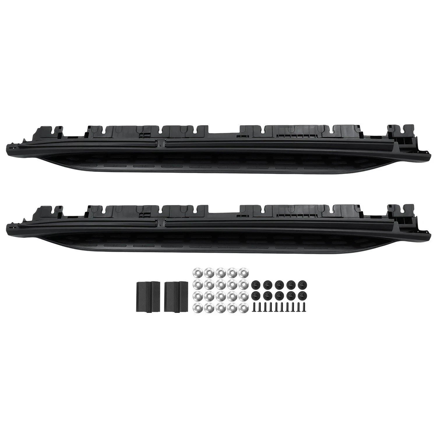 FOR MERCEDES BENZ W167 V167 GLE BLACK SIDE STEPS RUNNING BOARDS 5 DOOR 2018 ON