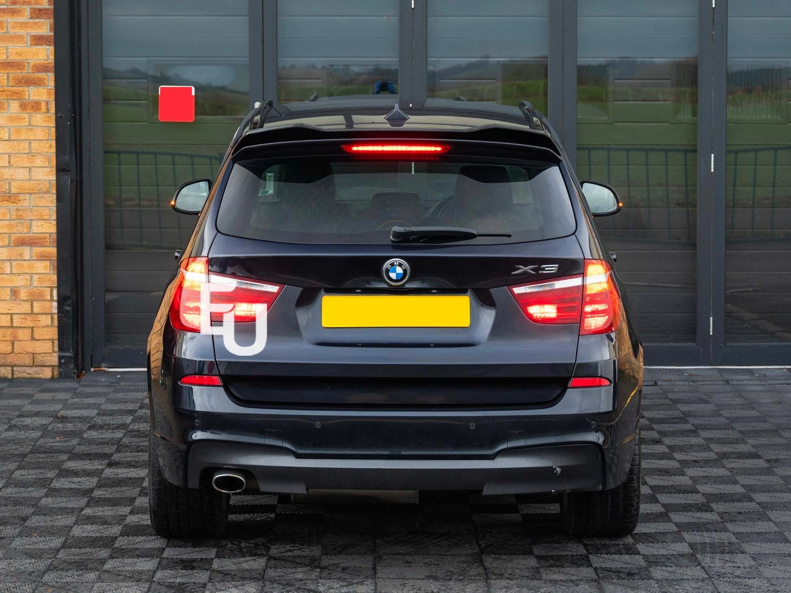 REAR BOOT ROOF SPOILER LIP M SPORT STYLE GLOSS BLACK FOR BMW X3 F25 2011-2017