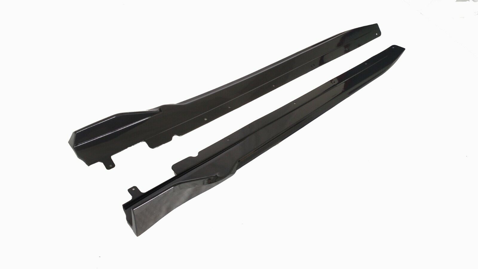 BMW 3 SERIES G20 SIDE SKIRT EXTENSIONS LIP BLADE TRANSFORM STYLE GLOSS BLACK