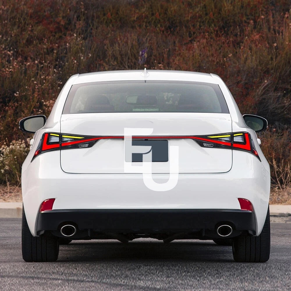 PAIR LED TAIL LIGHTS FOR LEXUS IS250 300H 350F 2014-2020 REAR LAMPS W/ANIMATION