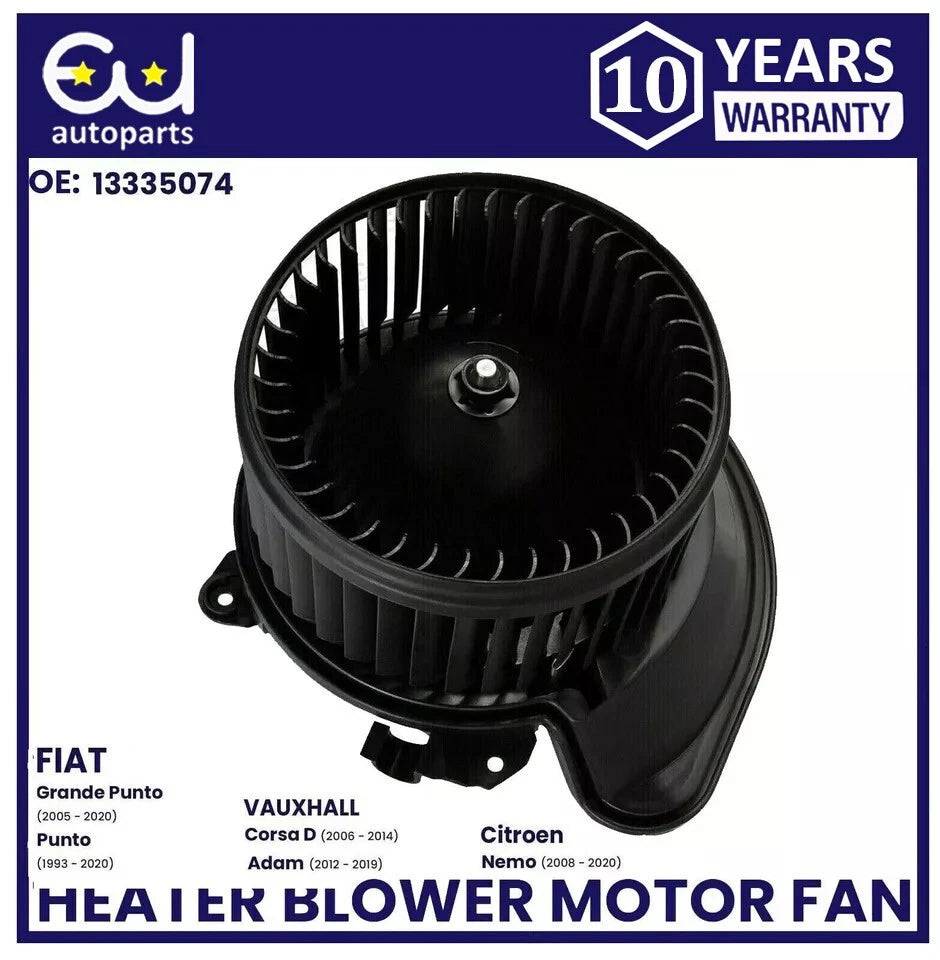 HEATER BLOWER MOTOR FAN FOR VAUXHALL CORSA D CORSA E PUNTO GRAND PUNTO ADAM