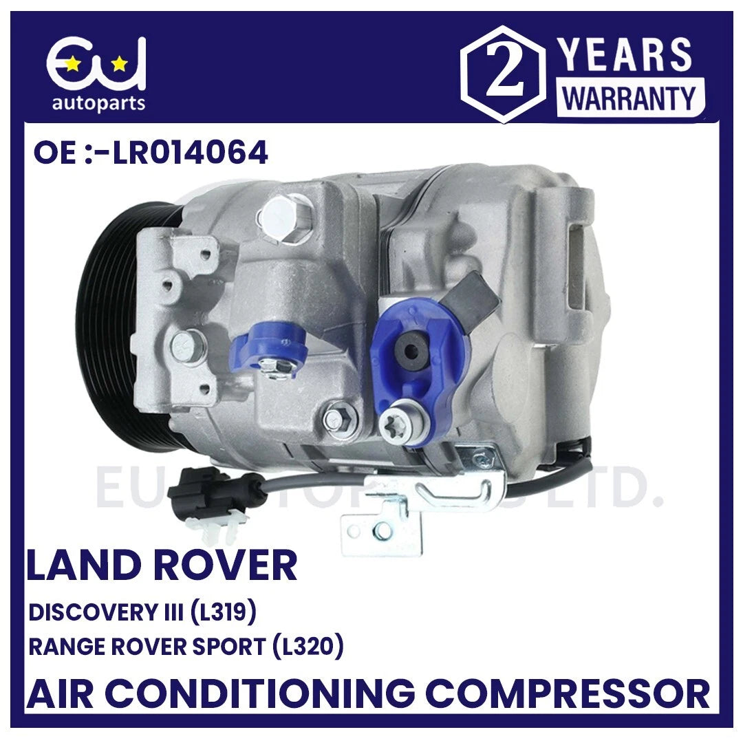 AIR CON AC COMPRESSOR FOR LAND RANGE ROVER SPORT L320 DISCOVERY 3 L319 MK3 2.7D