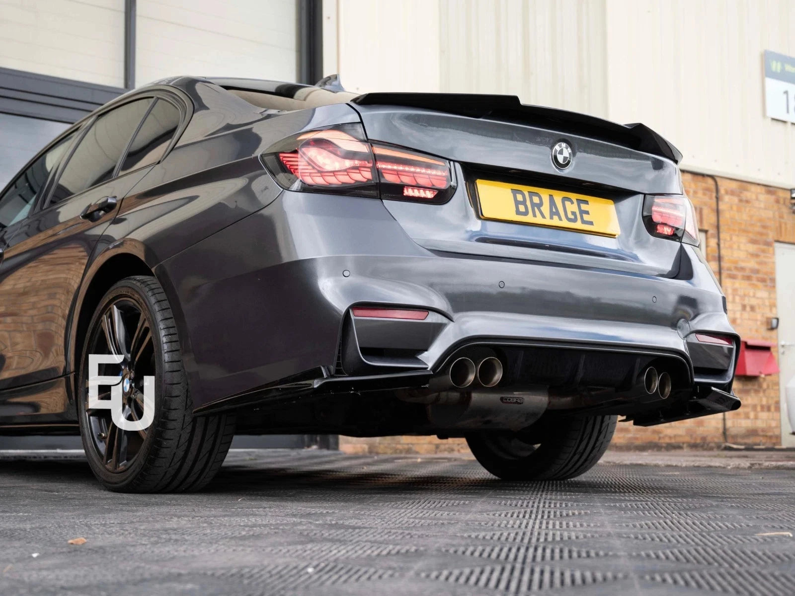 REAR BUMPER BODYKIT CONVERSION PRIMED F80 M3 STYLE FOR BMW F30 2012-2018