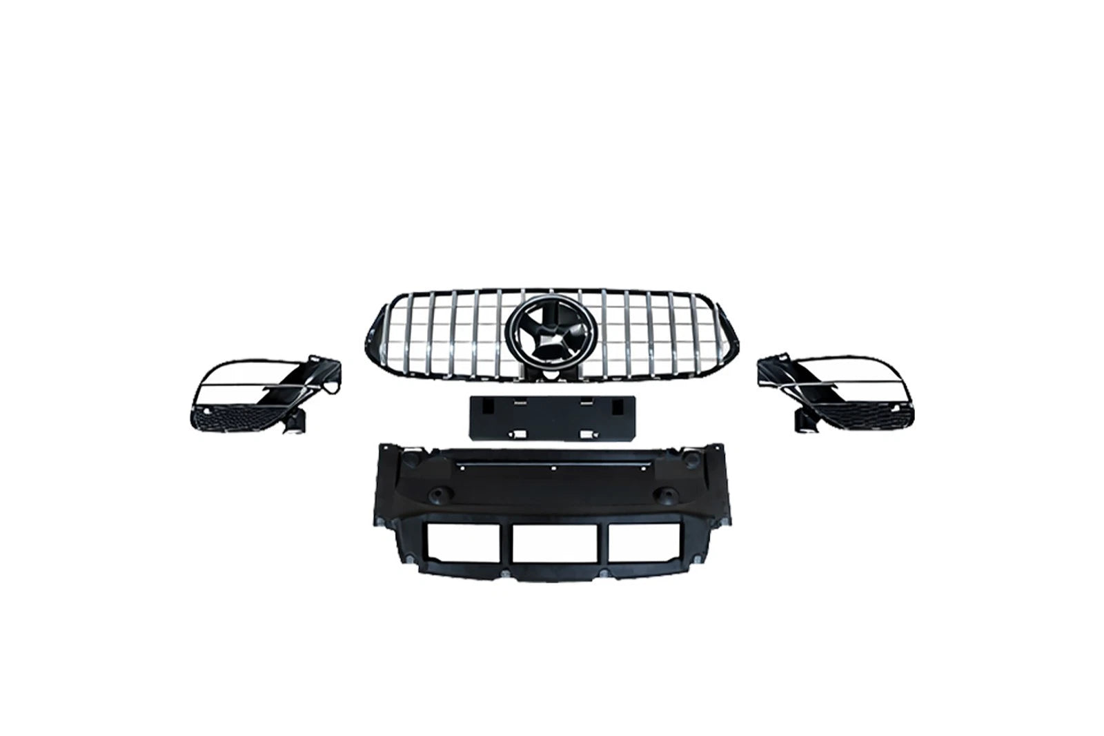 GLE63 CONVERSION FRONT BUMPER GRILLE BODY KIT FOR MERCEDES GLE W167 C167 2019-23