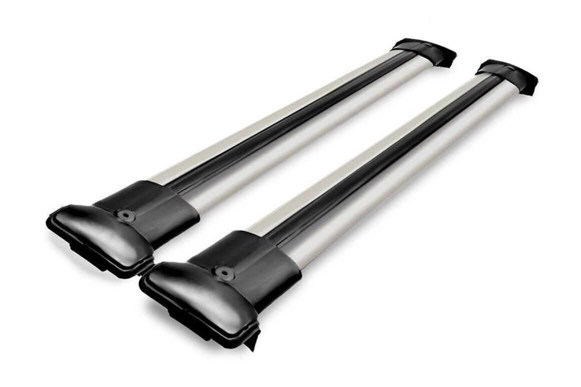 FITS Ford Custom Cross Bars Set - Fits SWB & LWB Satin Silver 2012-on