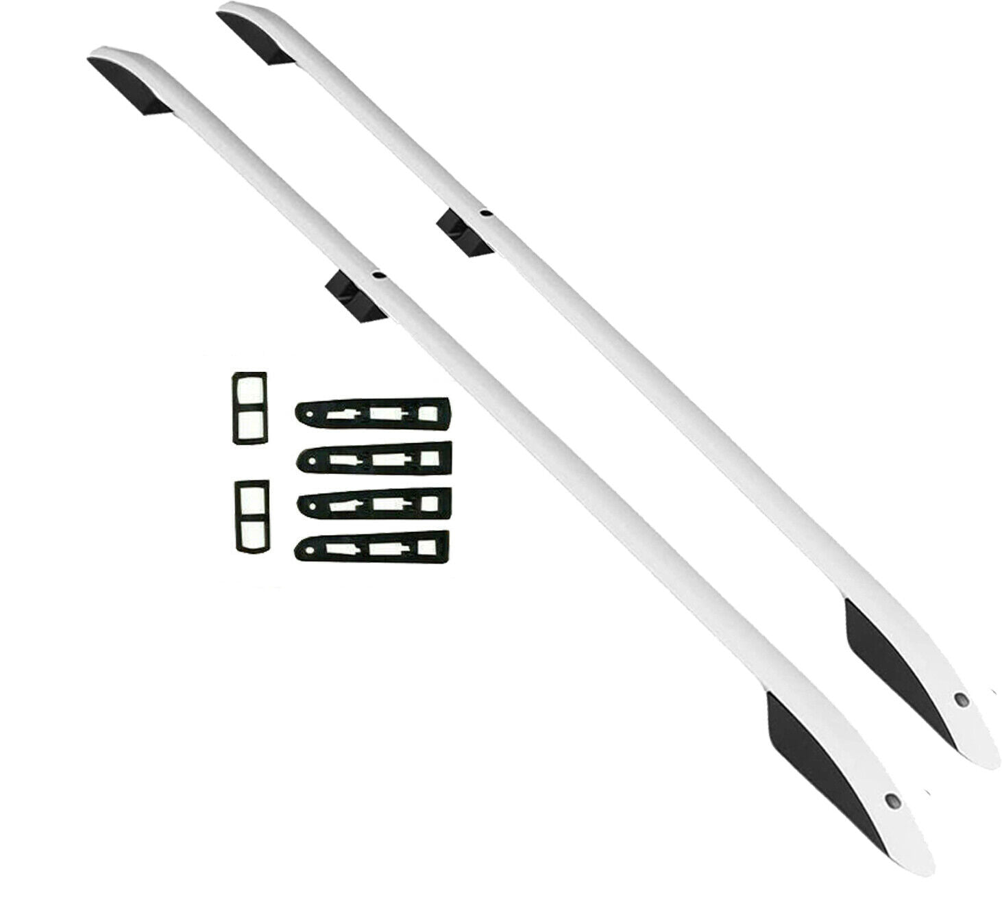 FORD TRANSIT CONNECT ROOF RAILS BARS RACK LWB SILVER GREY OEM QUALITY 2002-2014