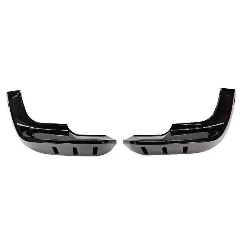 GLOSS BLACK FRONT SPLITTER SIDE TRIMS PAIR FOR LAND ROVER DEFENDER L663 2020+