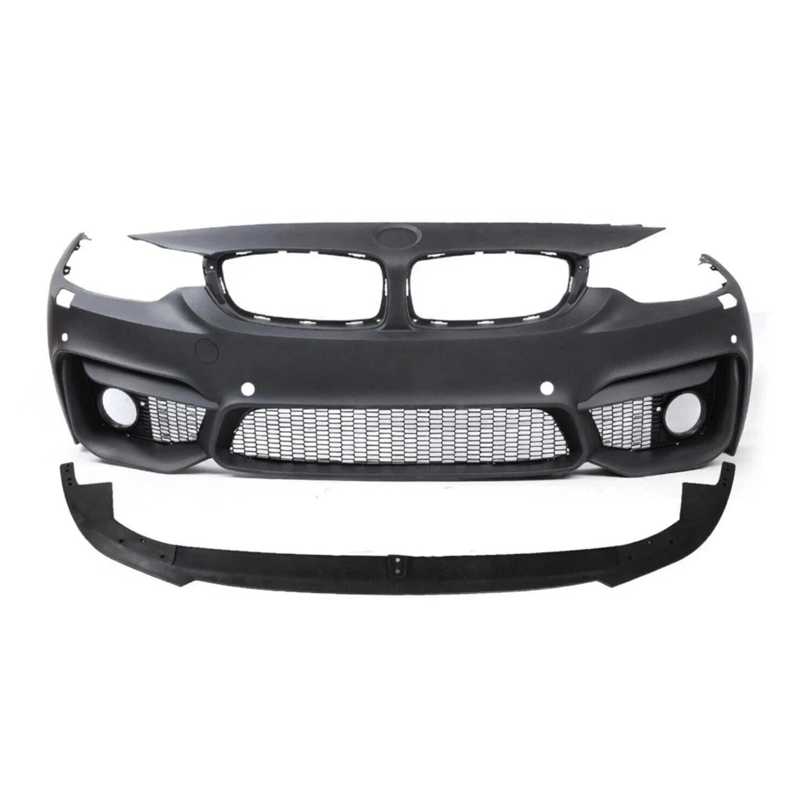 BMW 4 SERIES F32 F33 F36 M4 STYLE LOOK FRONT BUMPER KIT PDC WASHERS PDC SPLITTER