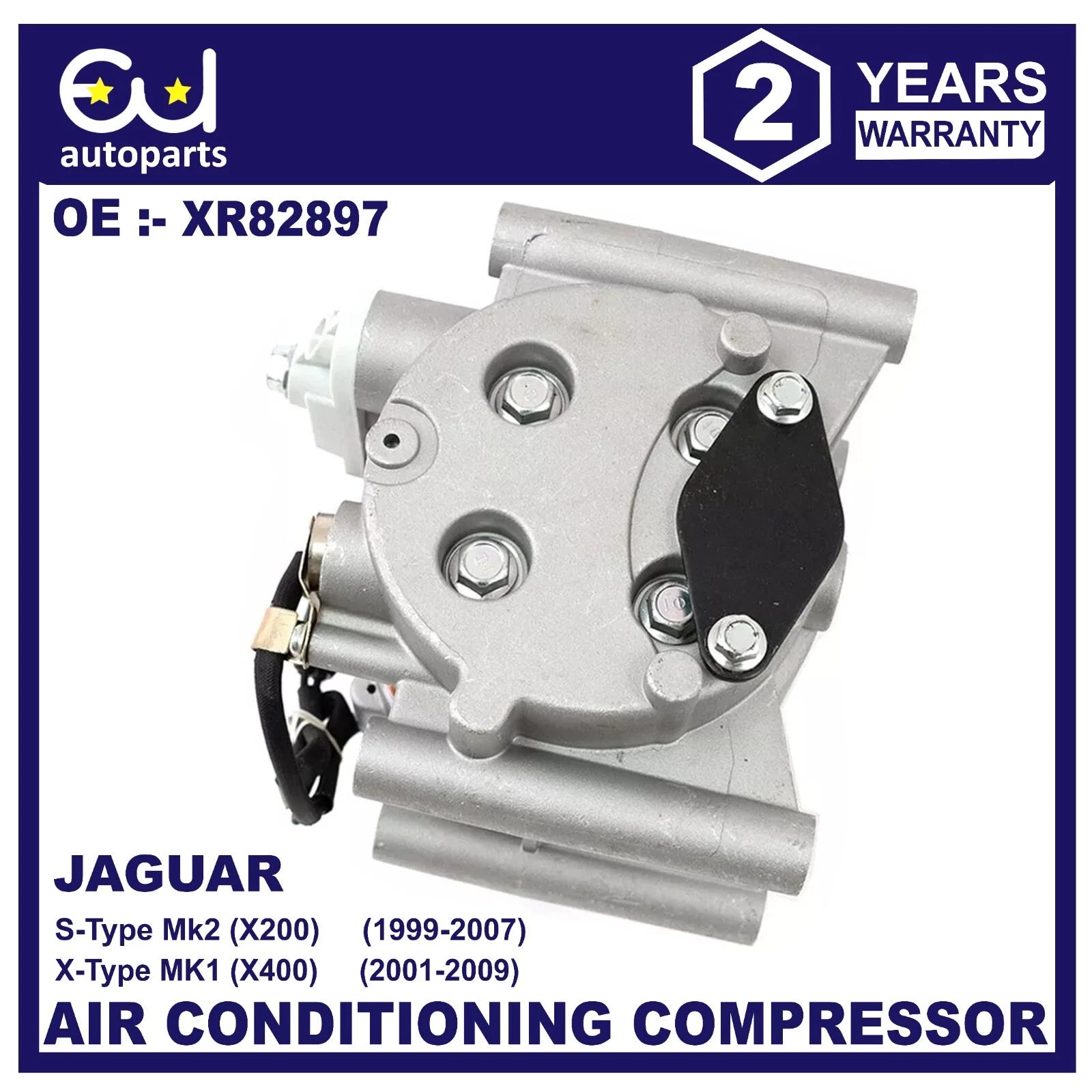 AIR CON AC COMPRESSOR PUMP FOR JAGUAR S-TYPE X200 X-TYPE X400 2.5 2.7 3.0 PETROL