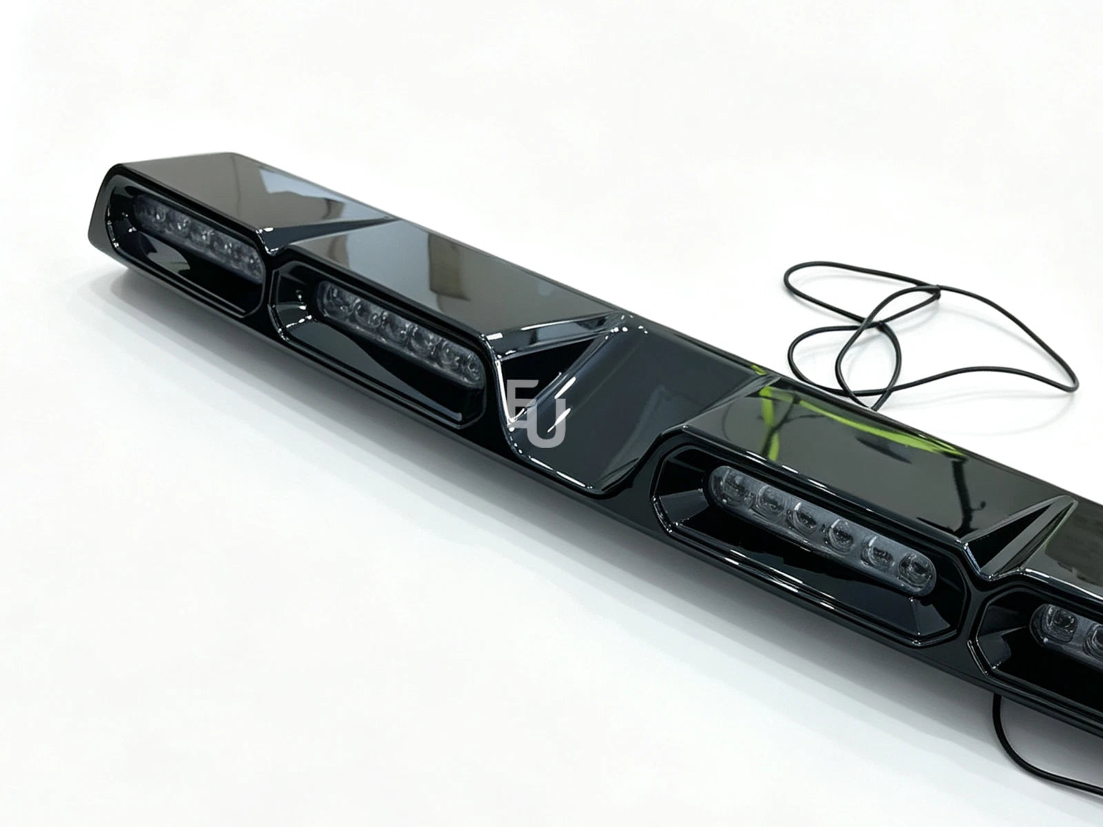 ROOF LIGHT BAR DRL LED LIGHTS GLOSS BLACK FOR TOYOTA HILUX MK8 MK9 2014+