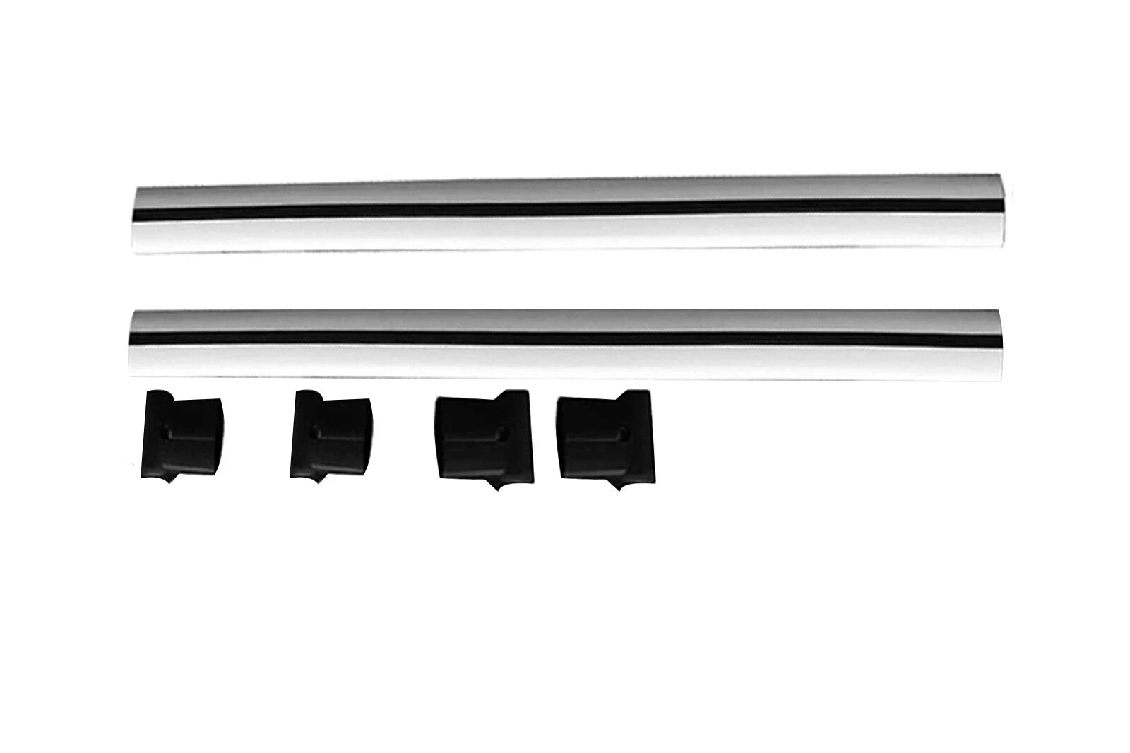 FOR FIAT DOBLO 2001-10 CROSS BARS SET ROOF RACK RAILS SWB SILVER