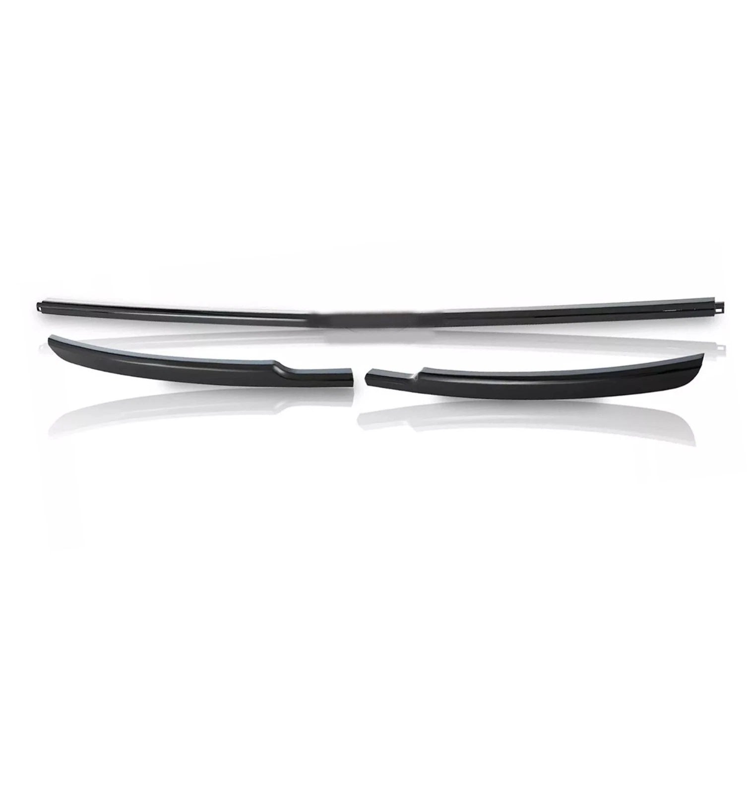 FOR RANGE ROVER VOGUE L405 BUMPER TRIM STRIP 3 PIECE GLOSS BLACK 2013-17 STEALTH