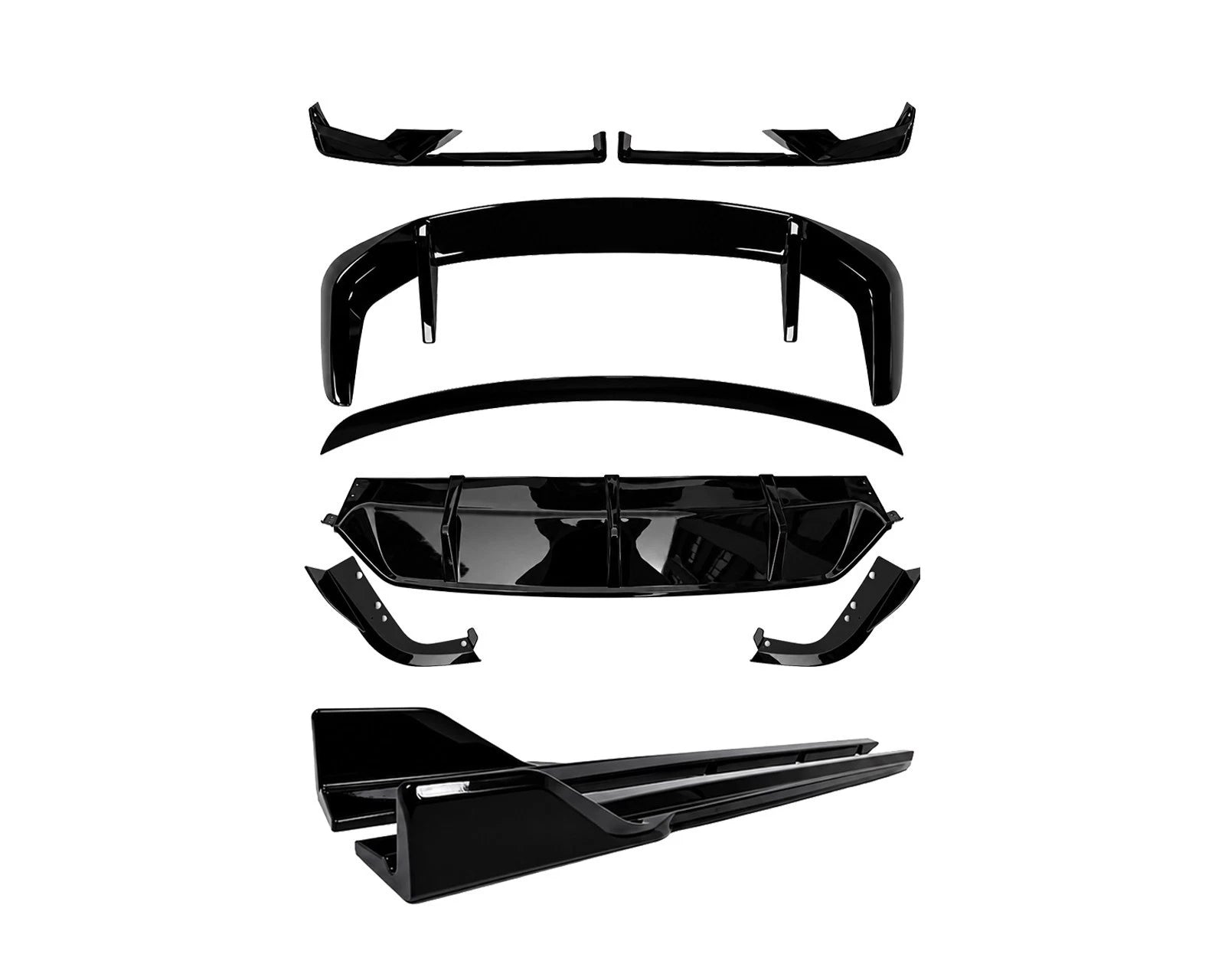 FOR BMW X5 G05 LCI M SPORT AERO BODY KIT BODYKIT REAR DIFFUSER FRONT SPLITTER