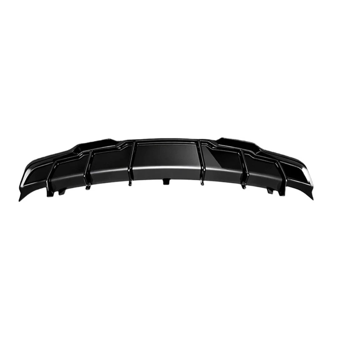 FOR TESLA MODEL 3 REAR BUMPER DIFFUSER LIP SPLITTER GLOSS BLACK 2017-2023