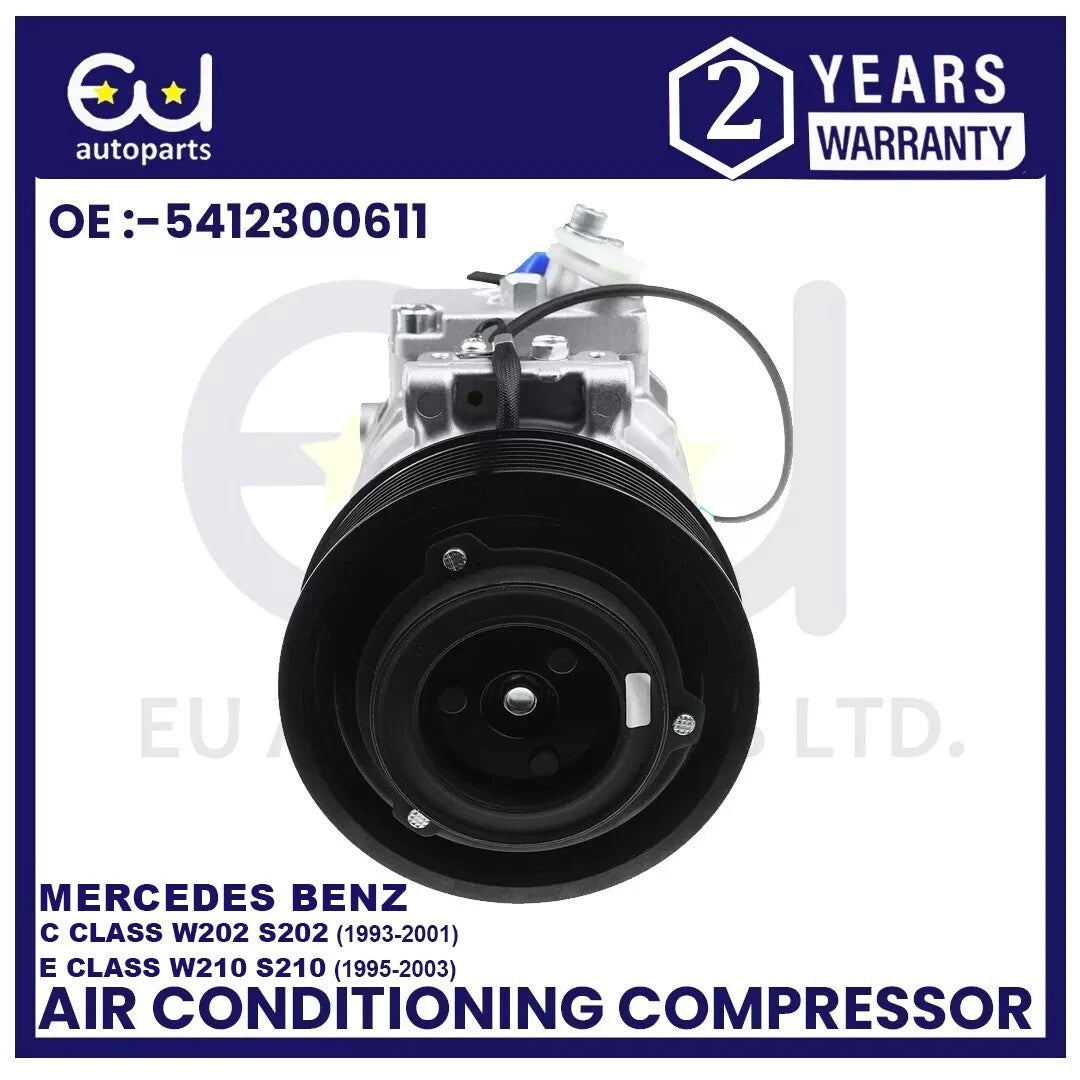 AIR CON AC COMPRESSOR FOR MERCEDES C E M S CLASS W202 S202 W140 W210 SLK R170