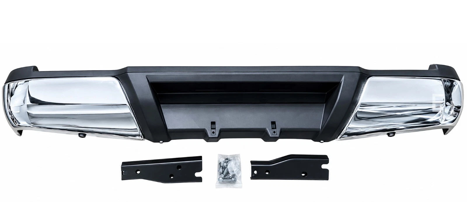 REAR BUMPER CHROME WITH BRACKET FOR NISAAN NAVARA D23 NP300 2014-2020 PRE-LCI