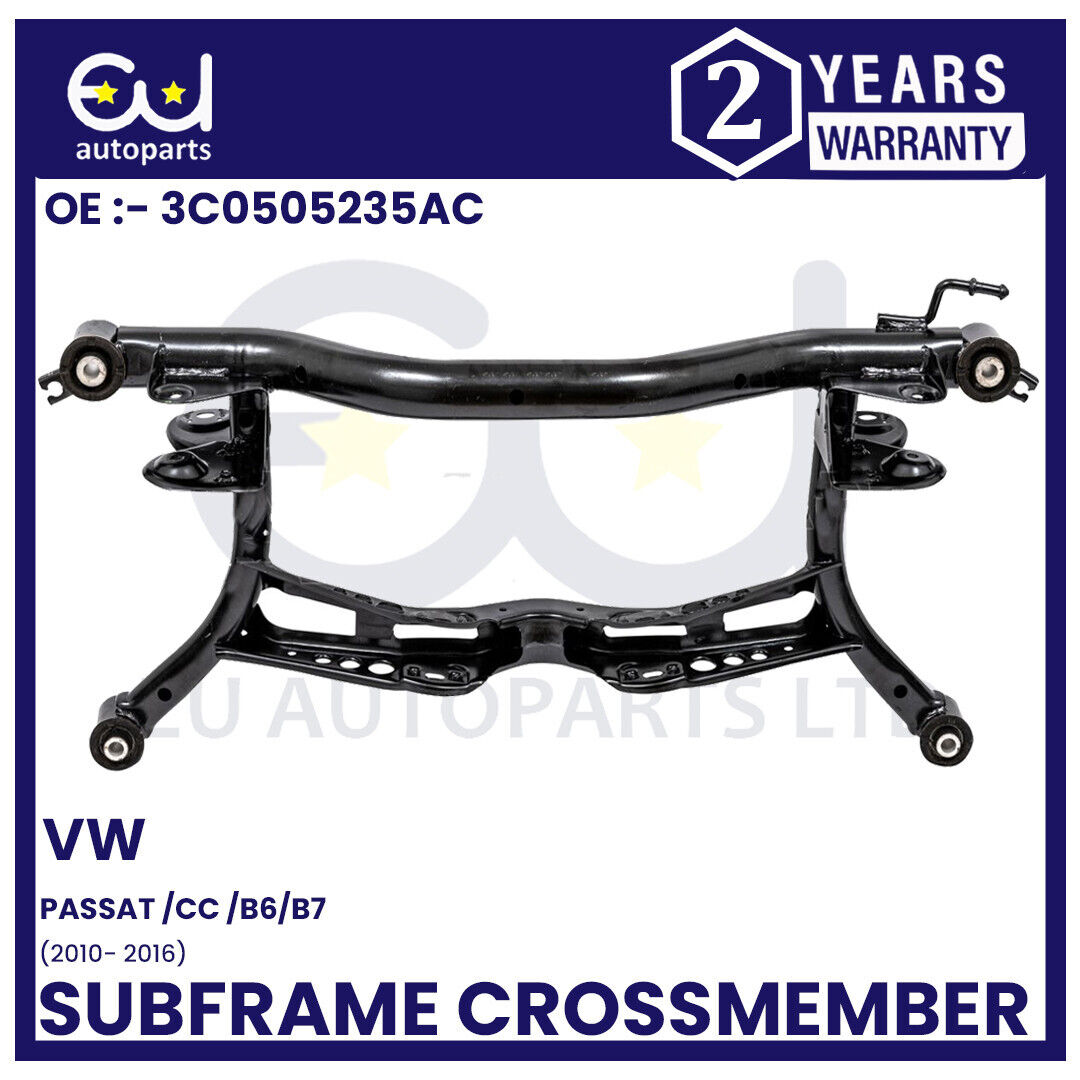 REAR AXLE SUBFRAME CROSSMEMBER BEAM FOR VW CC PASSAT B6 B7 10-16 3C0505235AC