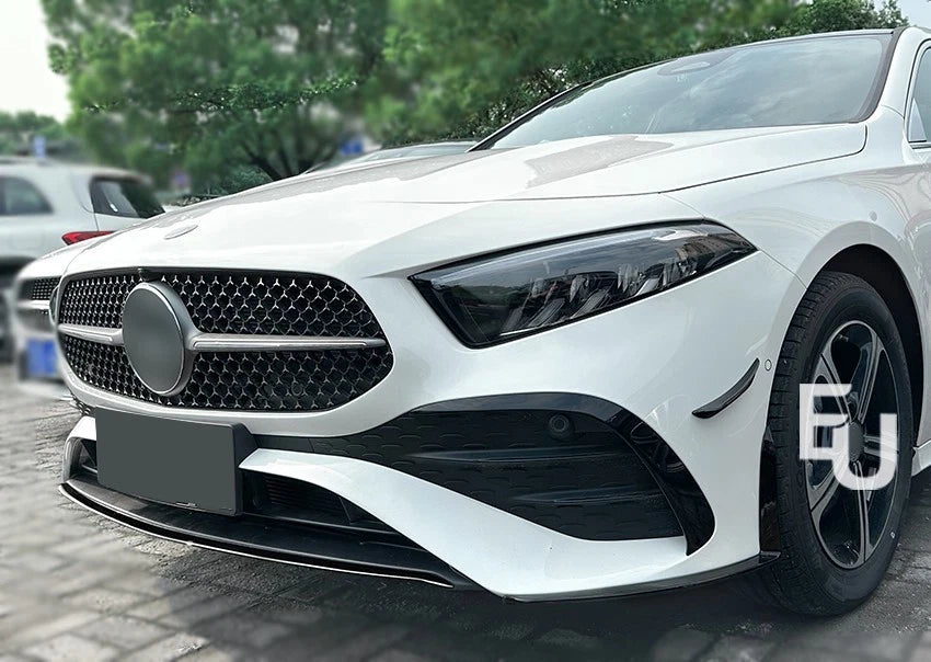 FOR MERCEDES A CLASS W177 HATCHBACK V177 AMG LCI FRONT SPLITTER LIP CANARD 2023+
