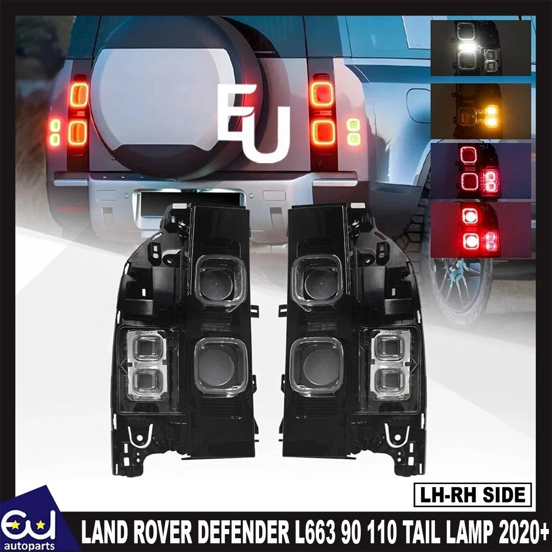 SMOKED REAR LED TAIL LIGHT LAMP LAMPS FOR LAND ROVER DEFENDER L663 90 110 2020+