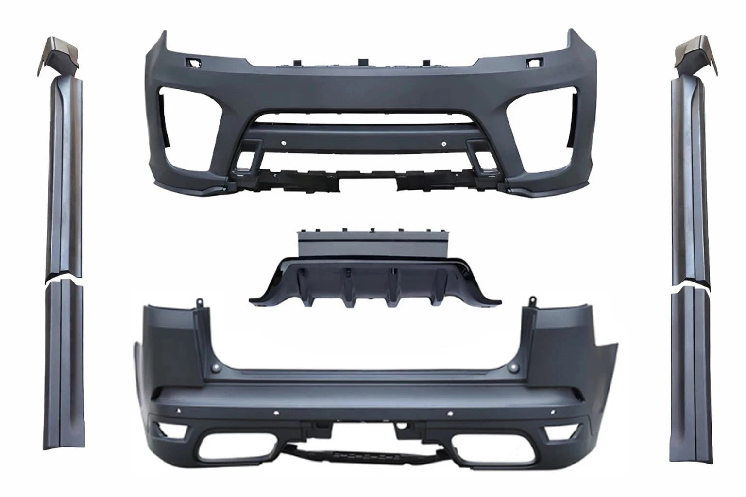 FOR RANGE ROVER SPORT L494 SVR STYLE FRONT REAR BUMPER FULL BODY KIT 18-22 LCI