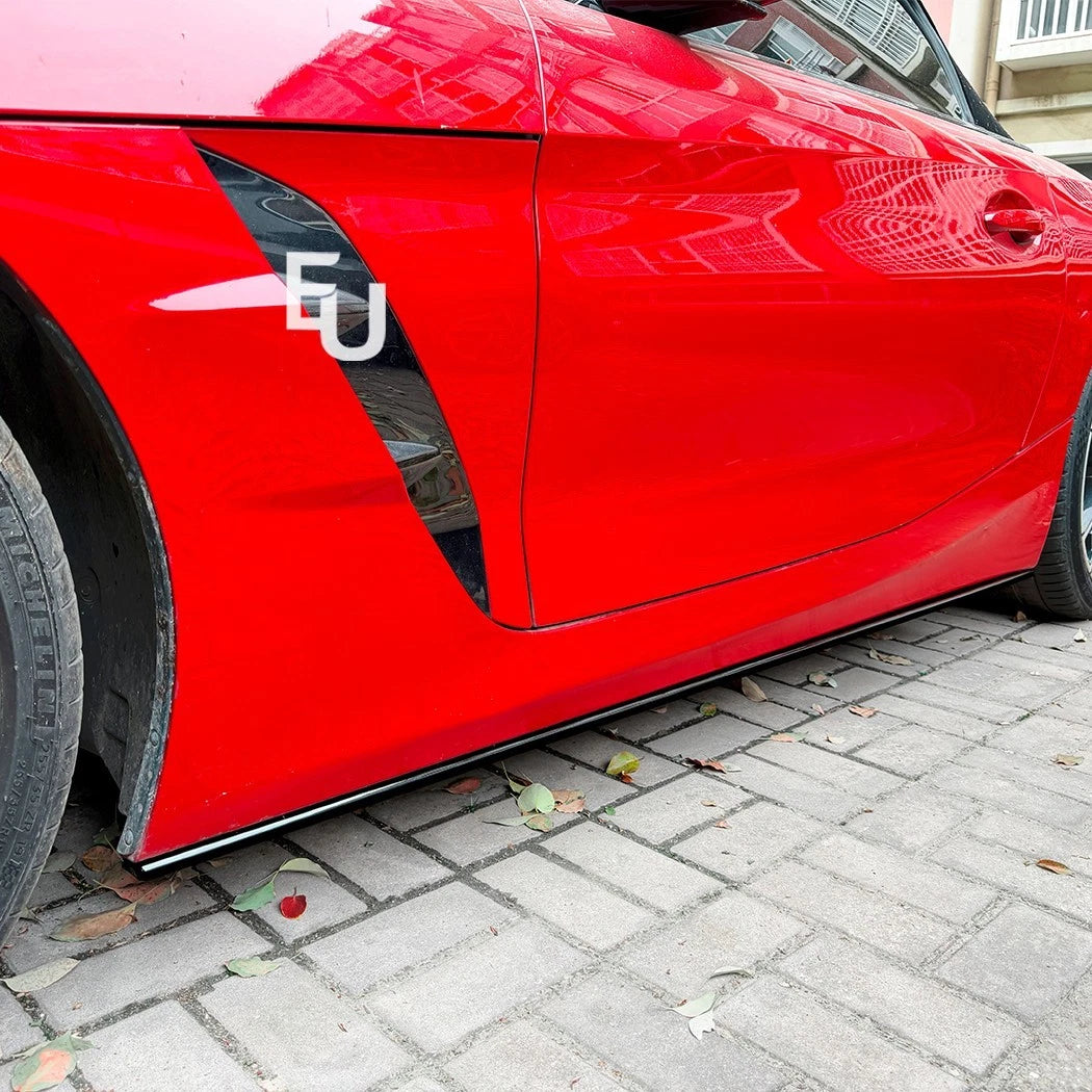 FOR BMW Z4 G29 M SPORT SIDE SKIRT SKIRTS EXTENSION BLADE GLOSS BLACK 2018+