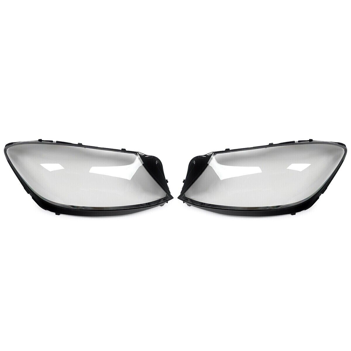 PAIR FOR MERCEDES-BENZ S CLASS W222 LCI HEADLAMP HEADLIGHT LENS COVER 2018-2020