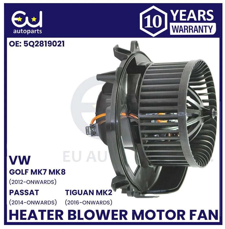 HEATER BLOWER MOTOR FAN FOR VW GOLF MK7 PASSAT 3G2, 3G5 TIGUAN 5Q2819021A