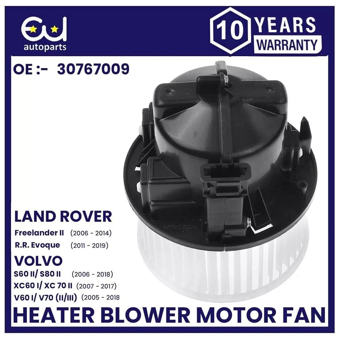 HEATER BLOWER MOTOR FAN FOR VOLVO XC60 XC70 S60 S80 V70 V60 OEM QUALITY 30767009