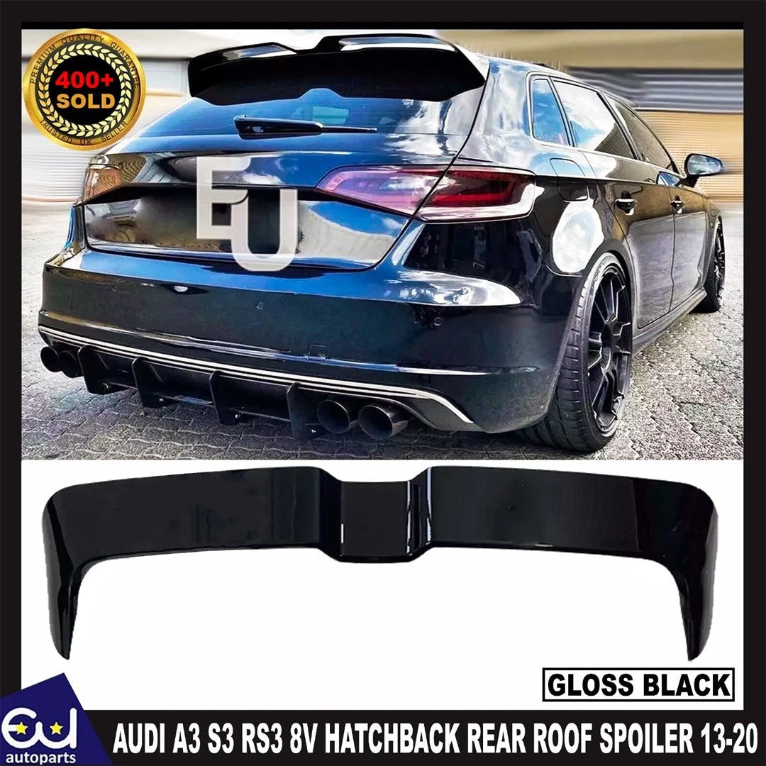 REAR BOOT ROOF SPOILER LIP OETTINGER STYLE FOR AUDI A3 S3 RS3 8V HATCHBACK 13-20