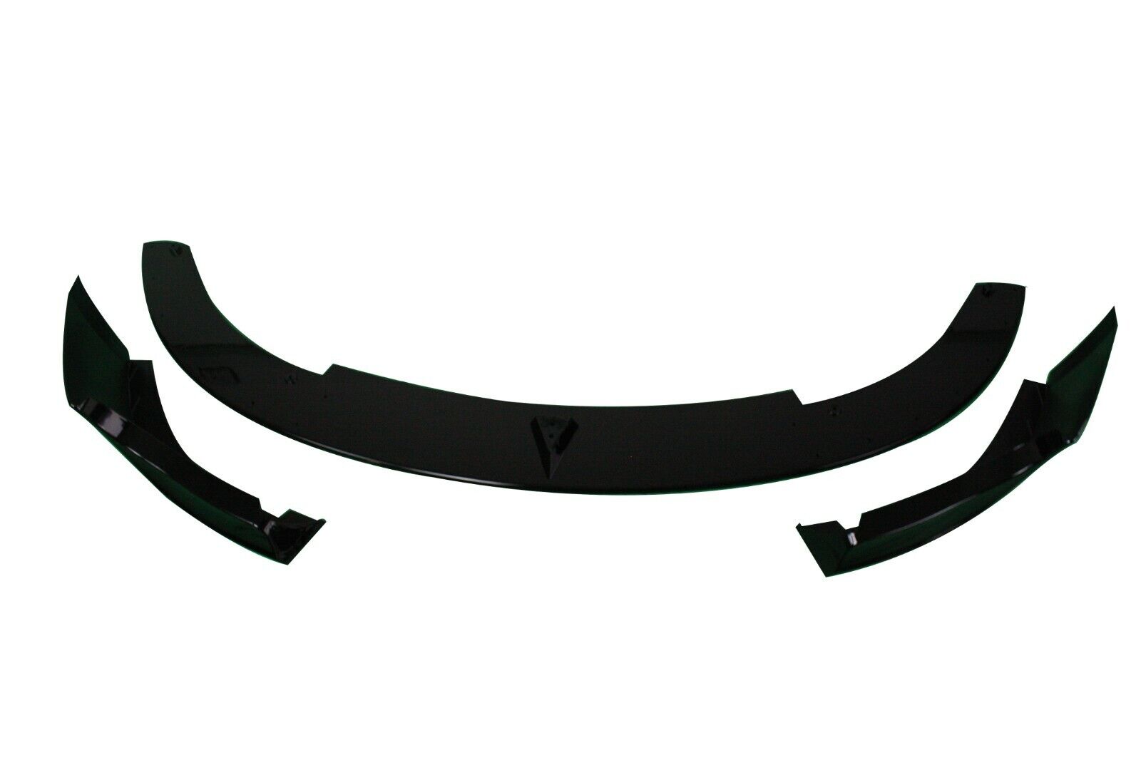 FOR BMW 5 SERIES E60 M5 PERFORMANCE FRONT LIP SPLITTER GLOSS BLACK BUMPER