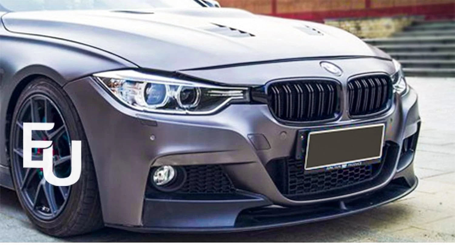 FOR BMW 3 SERIES F30 F31 M SPORT LOOK FRONT BUMPER GRILL W/PDC WASHER HOLE 15-19