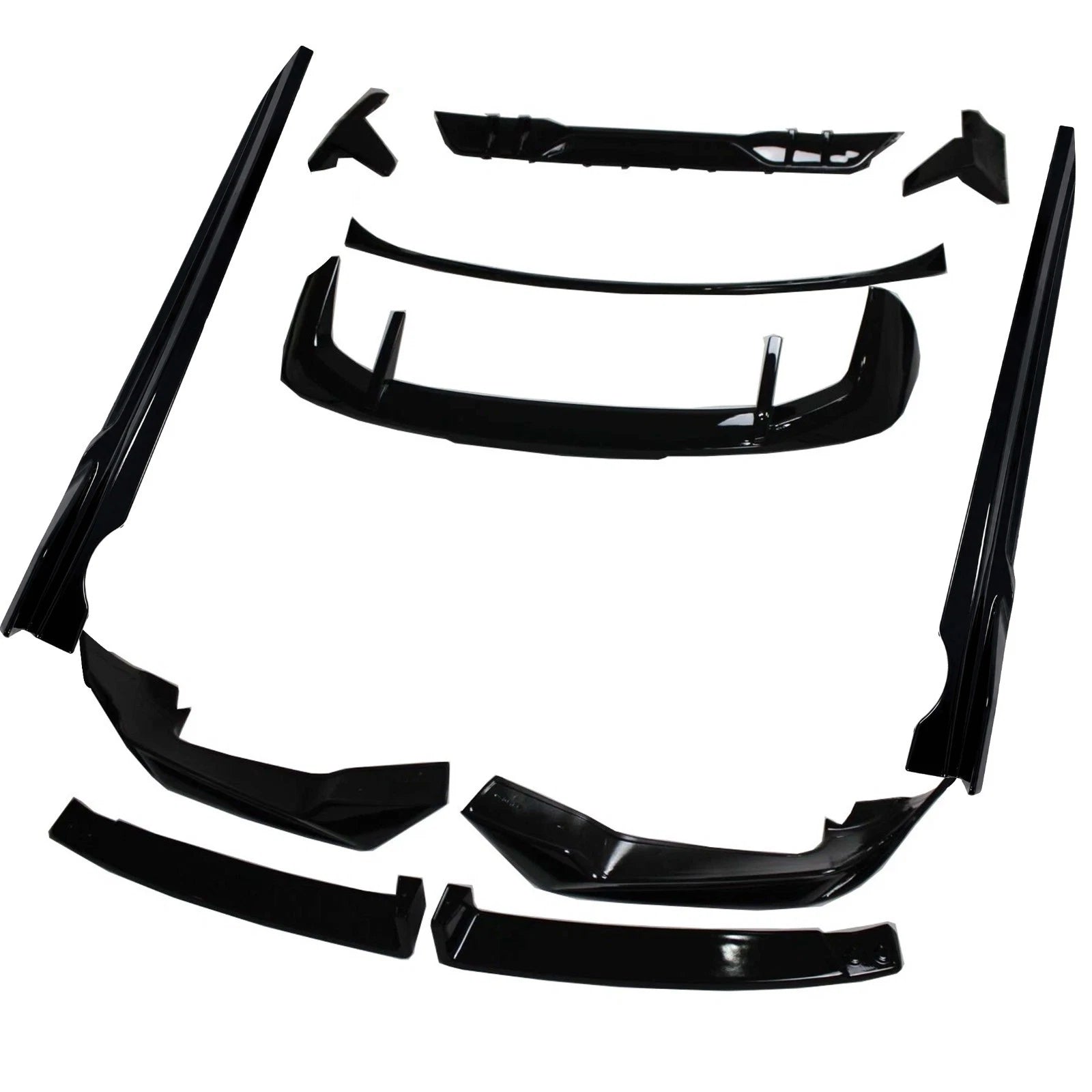 FOR BMW X5 G05 LCI 2023+ AERO BODYKIT BODY KIT REAR DIFFUSER GLOSS BLACK M SPORT